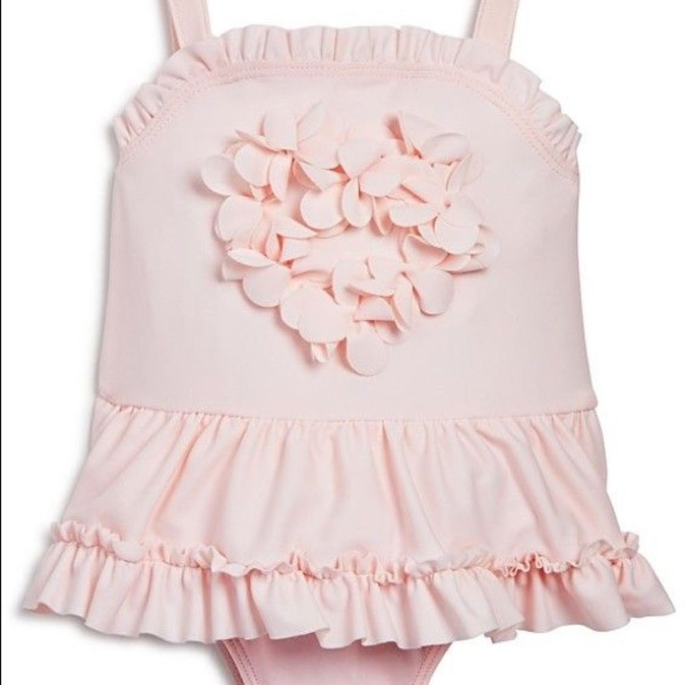 Miniclasix Pink petal one piece swimsuit 18-24